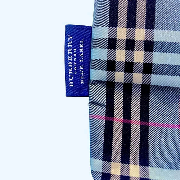 Burberry Blue Label Vintage Plaid Tote Bag – Rare Burberry Japan Line - Picture 15 of 16